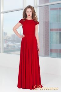 Вечернее платье 709_red_small. Цвет красный. Вид 2