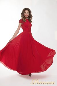 Вечернее платье 709_red_small. Цвет красный. Вид 3
