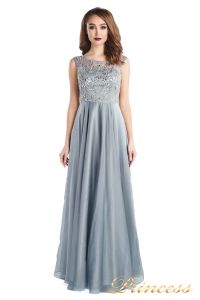 Вечернее платье 80824-171 gray. Цвет стальной. Вид 3