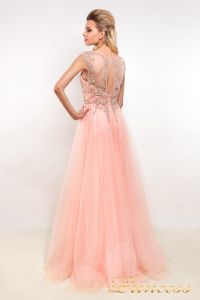 Вечернее платье 9063. Цвет розовый. Вид 2
