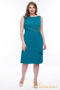 Коктейльное платье  9164S_aqua. Цвет зеленый. Вид 1
