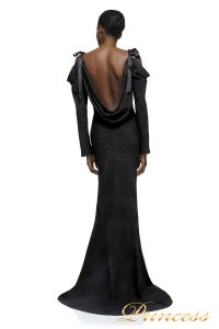 Вечернее платье AXX17589L BLACK 1. Цвет чёрный. Вид 2