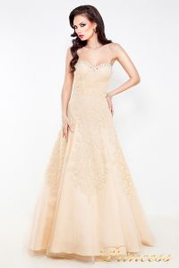 Свадебное платье 96116B. Цвет кремовый. Вид 2