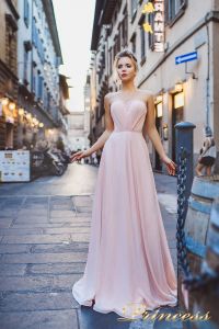 Вечернее платье 8004. Цвет розовый. Вид 1