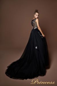 Вечернее платье 9071. Цвет чёрный. Вид 2