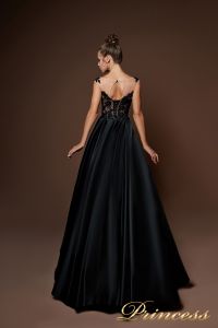 Вечернее платье 9083. Цвет чёрный. Вид 2