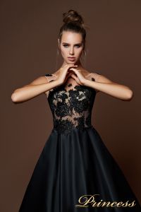 Вечернее платье 9083. Цвет чёрный. Вид 3