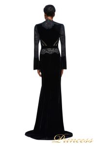 Вечернее платье AZE17673L BK ND. Цвет чёрный. Вид 2