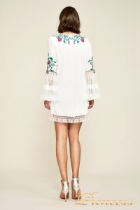 Вечернее платье BDB18423S white dahlia. Цвет шампань. Вид 3