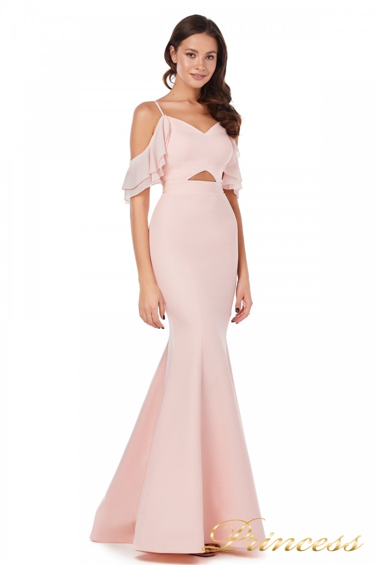 Вечернее платье 227586 pink (пастель)