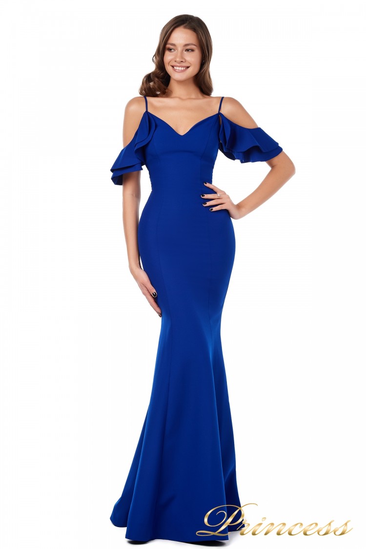 Вечернее платье 227586 royal (синий)