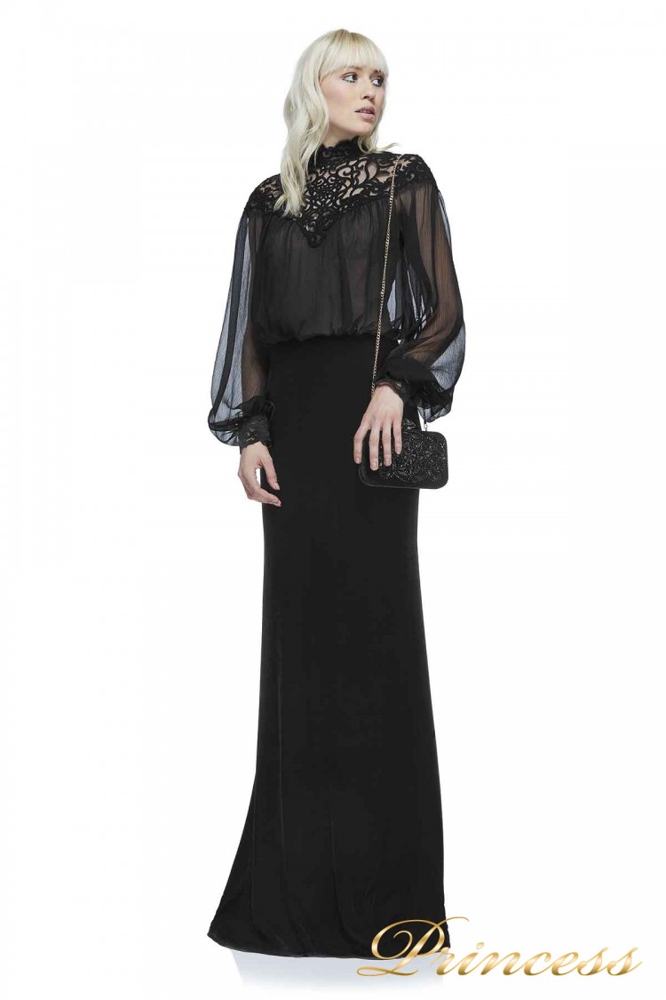 Вечернее платье AZY17751L BK ND CL23VEB BLACK 1 1 чёрного цвета