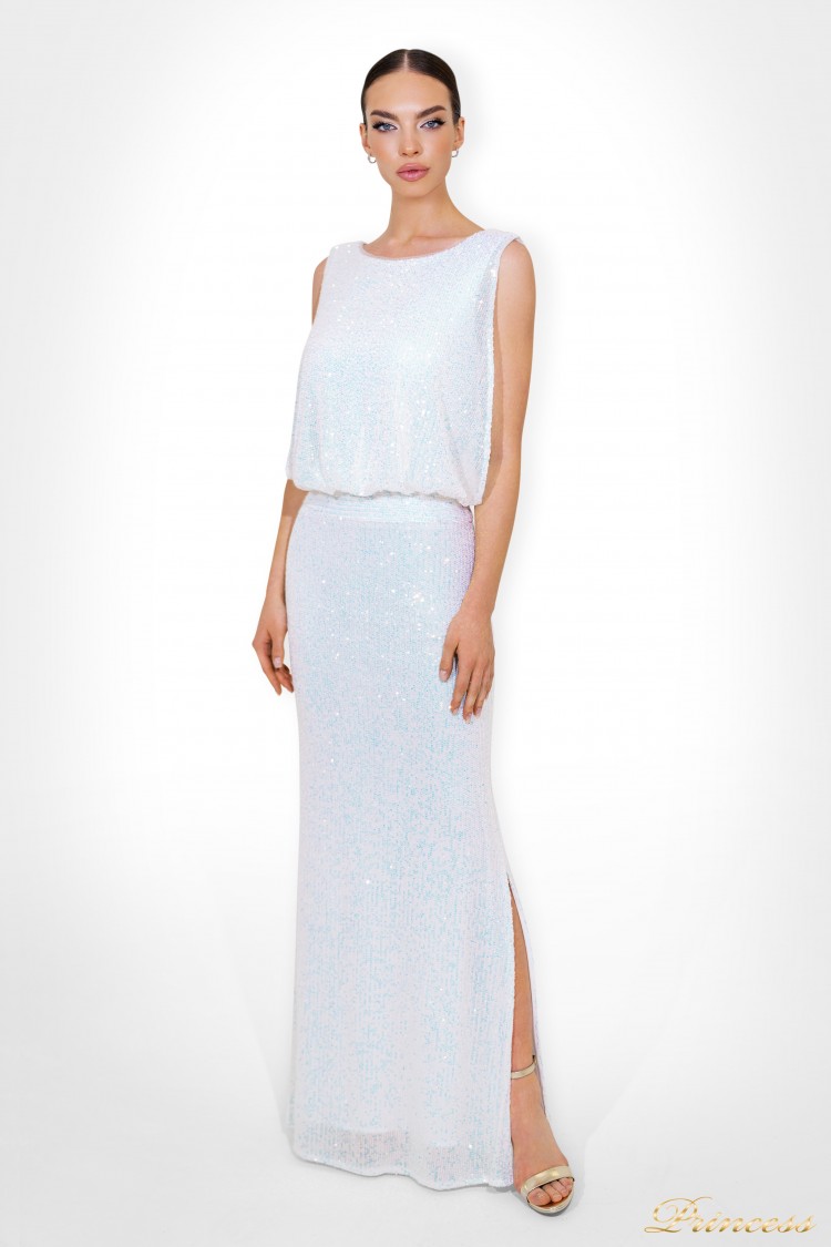 Американское Свадебное платье 1144-W белого цвета
