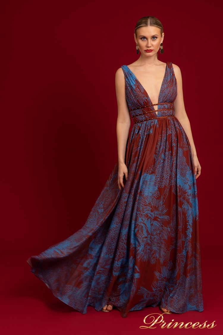 Американское Вечернее платье LR-CC192 . Цвет wine