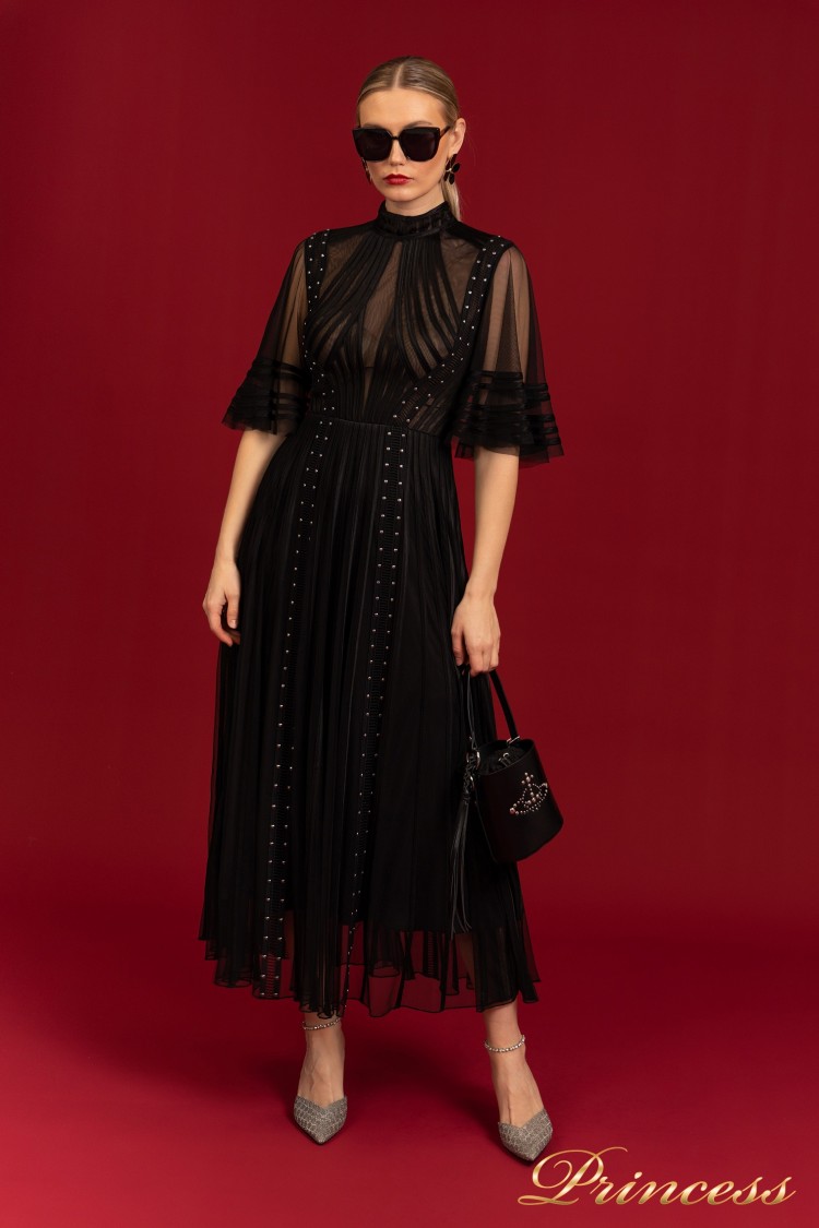Вечернее платье LR-CC176 чёрного цвета